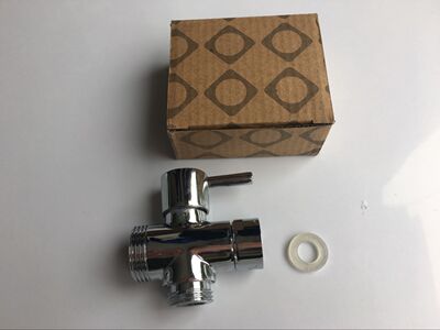 四六分全銅分水器 銅體銅芯快開分水器 花灑配件淋浴轉換器