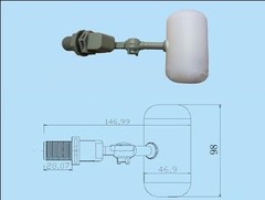 4-point diameter small float valve can be installed in the water tank to automatically control the water level/Special price!