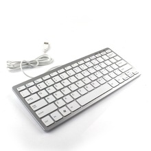 厂家热销usb有线超薄巧克力键盘 迷你有线台式机笔记本外接键盘