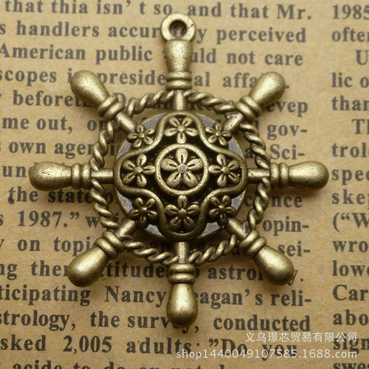 Metal accessory, accessories, pendant, 35×40mm