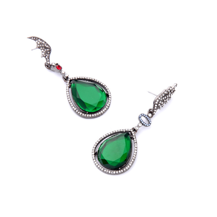 Souhait Croix-frontière Qingdao Européen Et Américain De Mode Oreille Bijoux En Gros Alliage Tout-match Élégant Goutte D'eau Pendentif Boucles D'oreilles De Femmes display picture 4