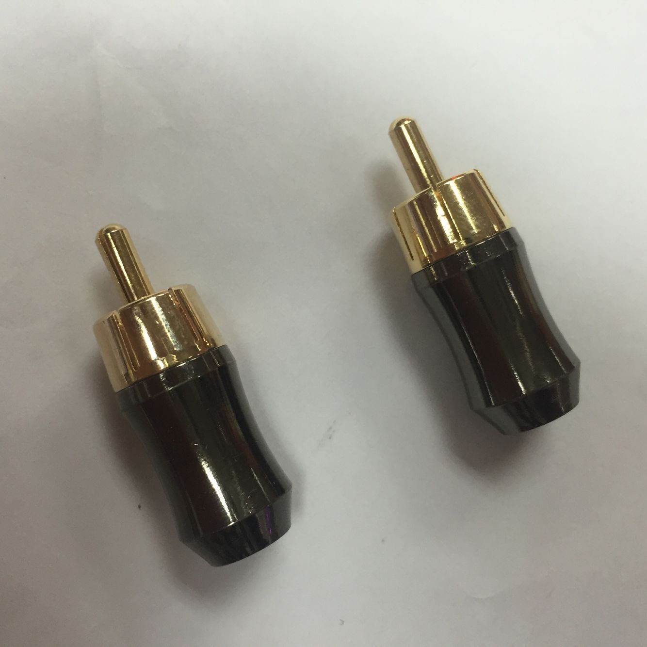 迷你形枪色RCA插头/mini枪色莲花插头/视频莲花插