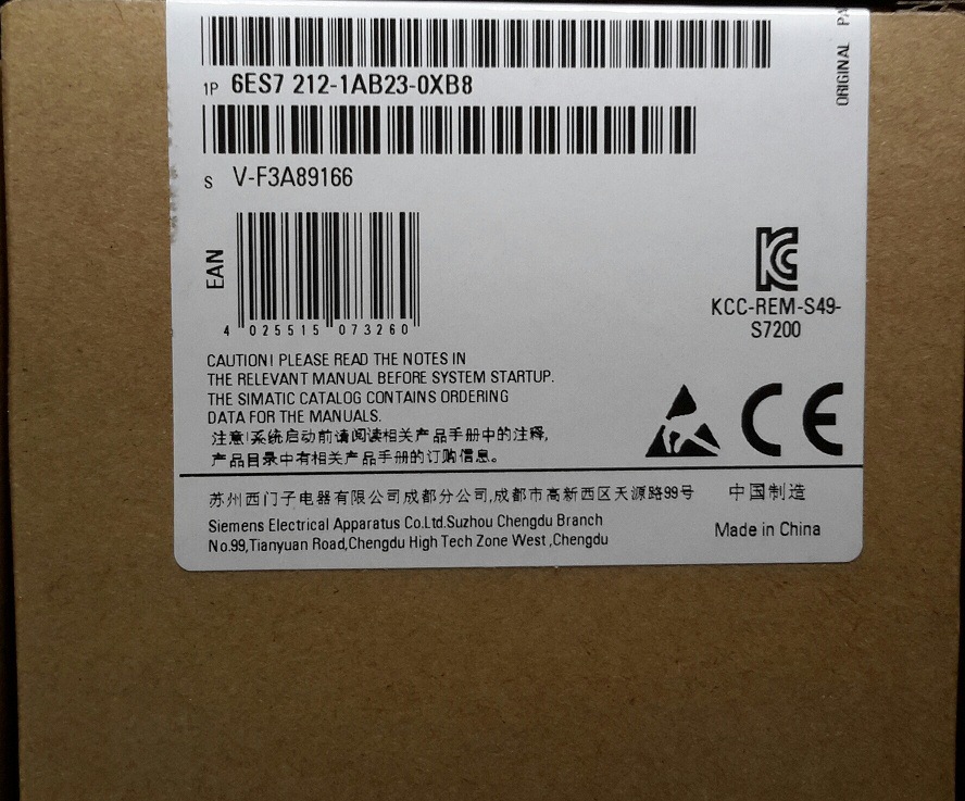 ԭװS7-200CN ������PLC CPU222CN 6ES7212 6ES7 212-1AB23-0XB8