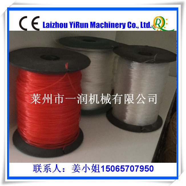 PE圆丝挤出机 7042工程线拉丝生产设备PP填充绳抽丝机器