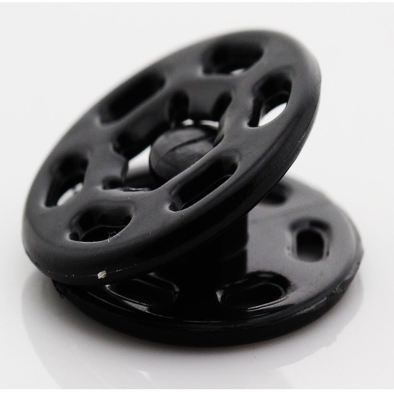 Suministro al por mayor de fábrica PV botón invisible camisa botón oculto accesorios de ropa Snap blanco y negro translúcido