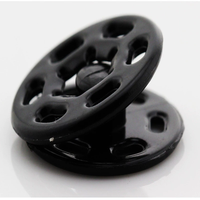 Производители оптовые поставки PV невидимая кнопка мать рубашка Скрытая пряжка аксессуары для одежды пресс-Пряжка черно-белая полупрозрачная