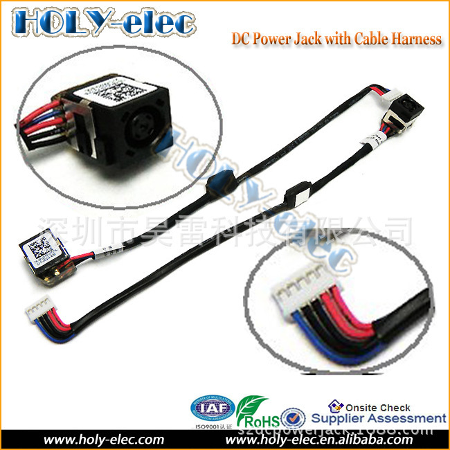 For DEll DEll LatitudE E6420 DC Power Jack Wire Cable