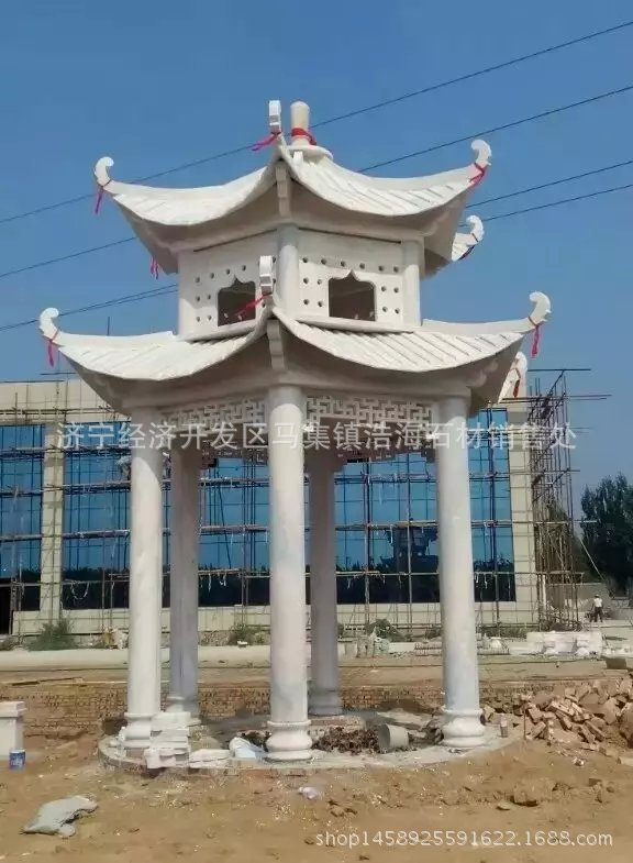 厂家批发青石亭子 凉亭 长廊包安装