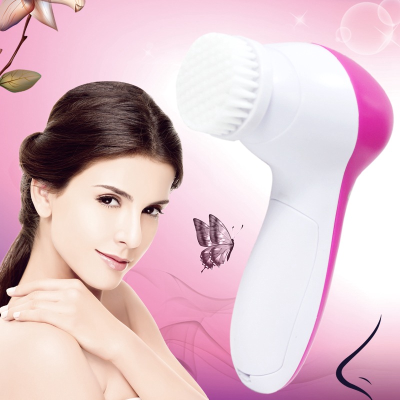 Electric facial cleansing instrument, po...