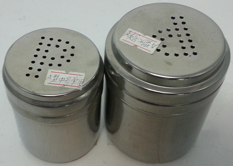 Factory direct sales stainless steel P-type pepper jar with magnetic seasoning jar, single-use cumin pepper powder barbecue BBQ seasoning jar detail image 6