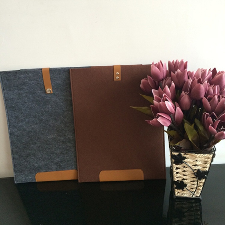 定制批发毛毡制品毛毡包时尚精美平板电脑包质量保证支持低价批发