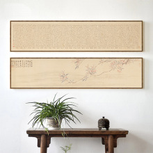 聖仕現代簡約裝飾畫新中式書房掛畫辦公室壁畫酒店配畫廠家直銷