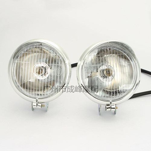 Motorcycle modification accessories Harley cruise Prince car modification universal retro type installation auxiliary small fog light spotlight