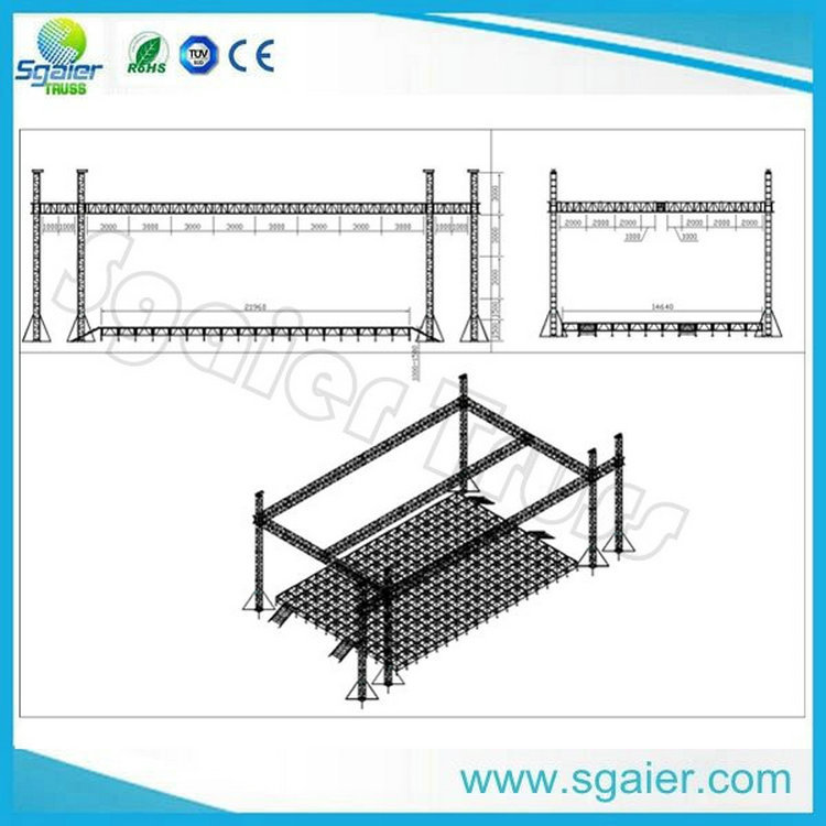 婚庆造型室外顶棚人字顶组装帐篷桁架
