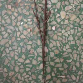 仿真花枝头 23厘米九叉小花枝 盆景枝杆 水族水草枝头 把花枝头
