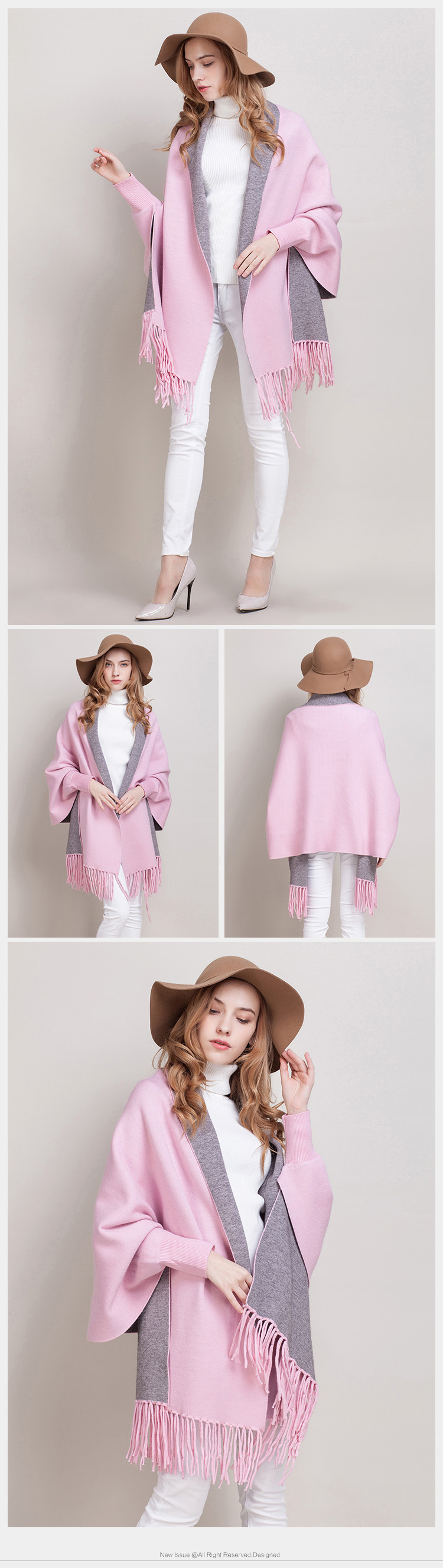 Blouson femme en Cachemire - Ref 3321401 Image 38