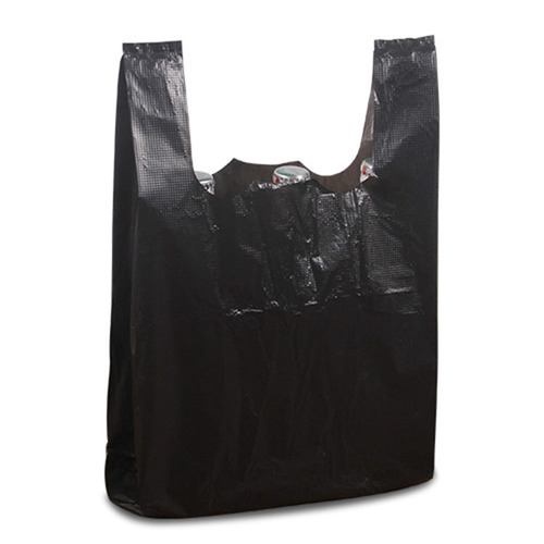 Factory direct supply of black plastic bags, portable vest-style shopping bags, convenience bags, thickened household packing bags, wholesale