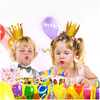 Creative Shining Film Birthday Crown 6 Set Birthday Hat Children's Day Party Products Applicable Adults