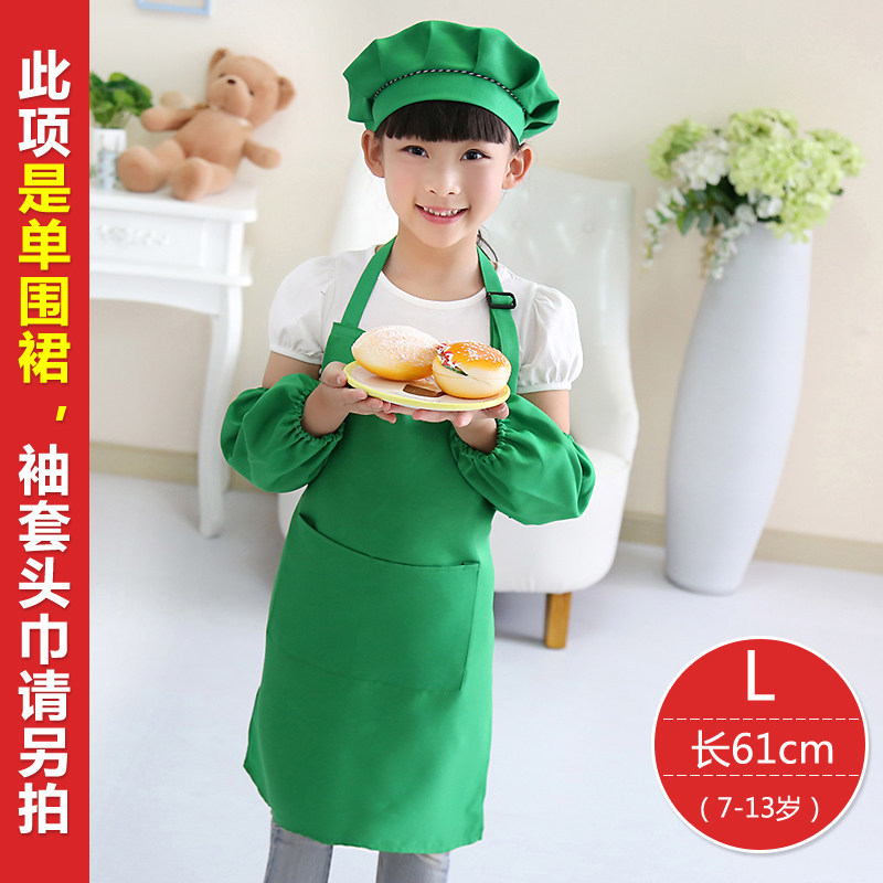 Delantal para niños ropa de pintura personalizada jardín de infantes galería de arte niños sin mangas publicidad delantal impresión logo