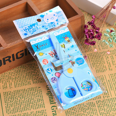 Children's craft plastic safety scissors, student cartoon scissors, panda head scissors that don't hurt hands, direct factory sales