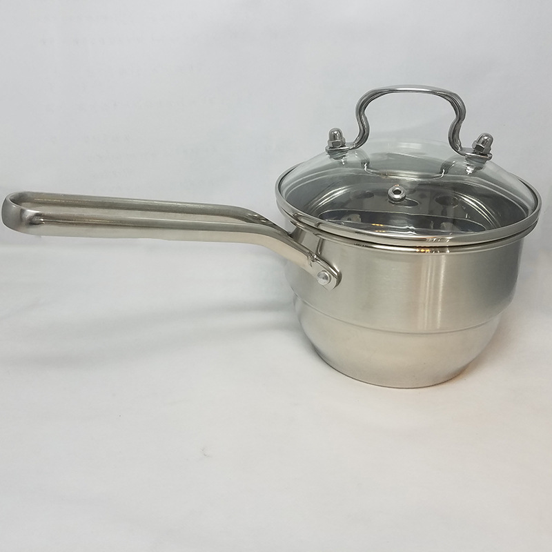 厂家直销不锈钢无磁奶锅家用煮面锅宝宝辅食锅单柄奶锅礼品锅详情图2