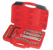 Pinza de freno tornillo herramienta de reparación de rosca pinza de freno Reparación de rosca traje de reparación de automóviles M9 * 1,25