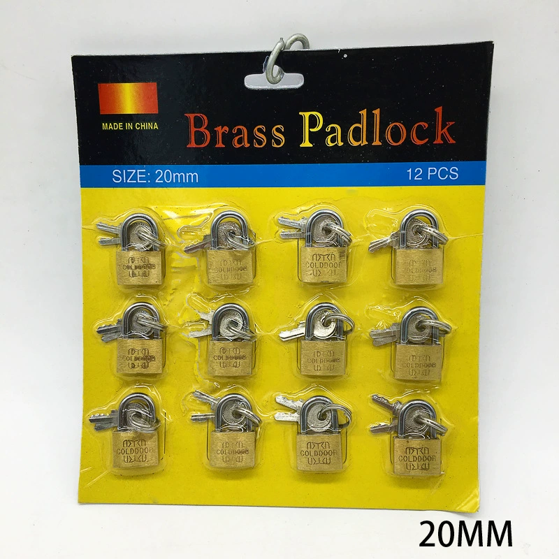 20 мм тонкий Медный замок прямой открытый небольшой замок всасывания карты общежитие замок чистой меди core студент сумка Пароль латунь замок