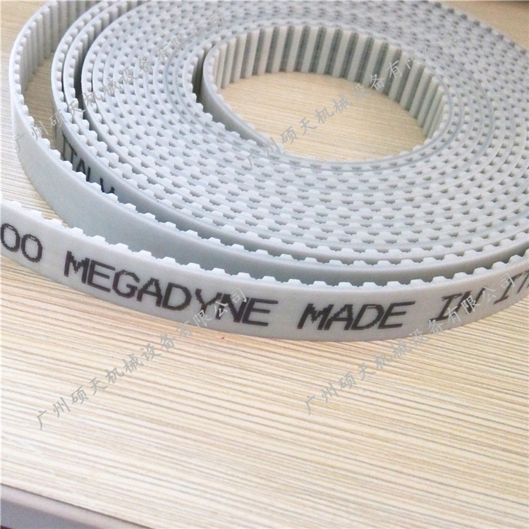 TPU polyurethane synchronous belt steel wire core synchronous belt can produce white black transparent tooth surface plus cloth core