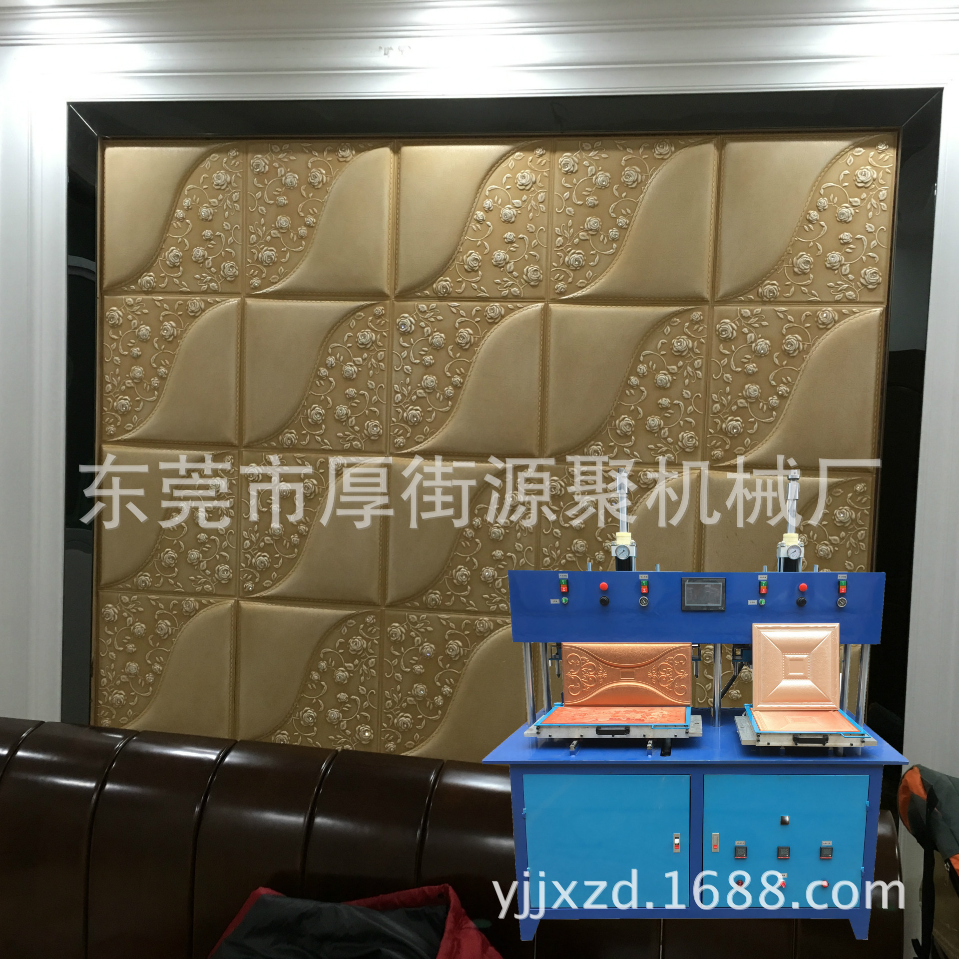 新型3D墙板机械设备  皮雕3D墙板机械设备