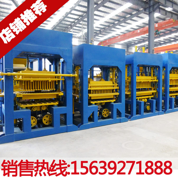 全自动免烧砖机 大型砌块水泥砖机 泉州空心砖机 彩色路面砖机