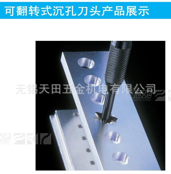 以色列原装NOGA诺佳修边器BR3001去毛刺R3刀头 可翻转式沉孔刀