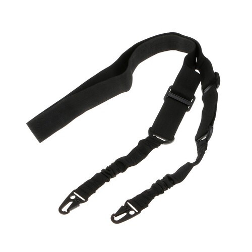 Outdoor equipment military fans multi-functional two-point mission gun rope CS tactical strap lanyard cross-body nylon lanyard