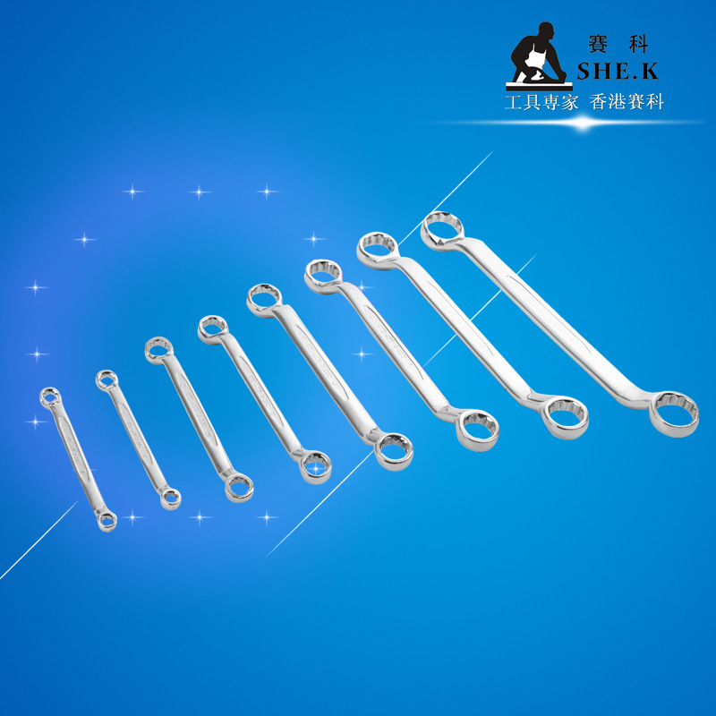 赛科镜抛扳手6-32MM 汽车摩托车维修 铬钒钢双梅花扳手 厂家直销