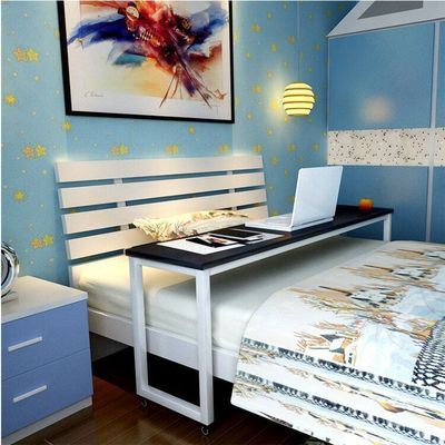 多功能跨床电脑桌 可移动双人电脑桌笔记本床上桌 懒人床边桌批发|ms