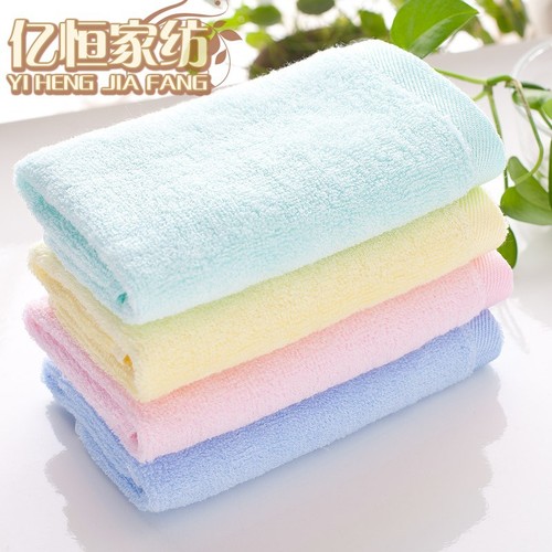 Gaoyang factory direct sales bamboo cellulose color square towel wholesale 30*30 infant promotional products absorbent small towel