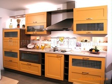 迪可隆 整体厨房橱柜定制 餐具柜板式 欧式橱柜 别墅实木家具