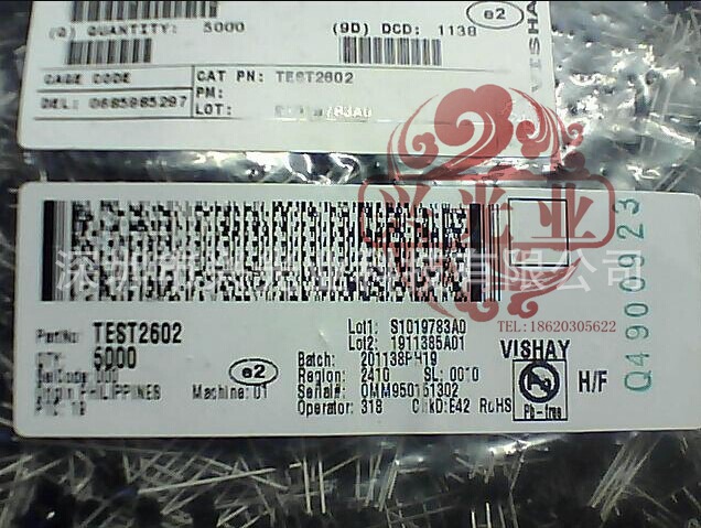 VISHAY 光敏接收管 光电晶体管TEST2602 原装现货