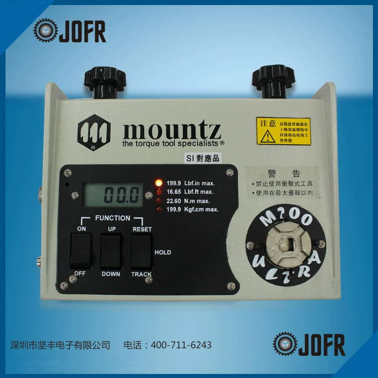Шэньчжэнь Цзяньфэн Оптовая Высокоточный электрический пакетный цифровой тестер крутящего момента MOUNTZ M200 Тестер крутящего момента