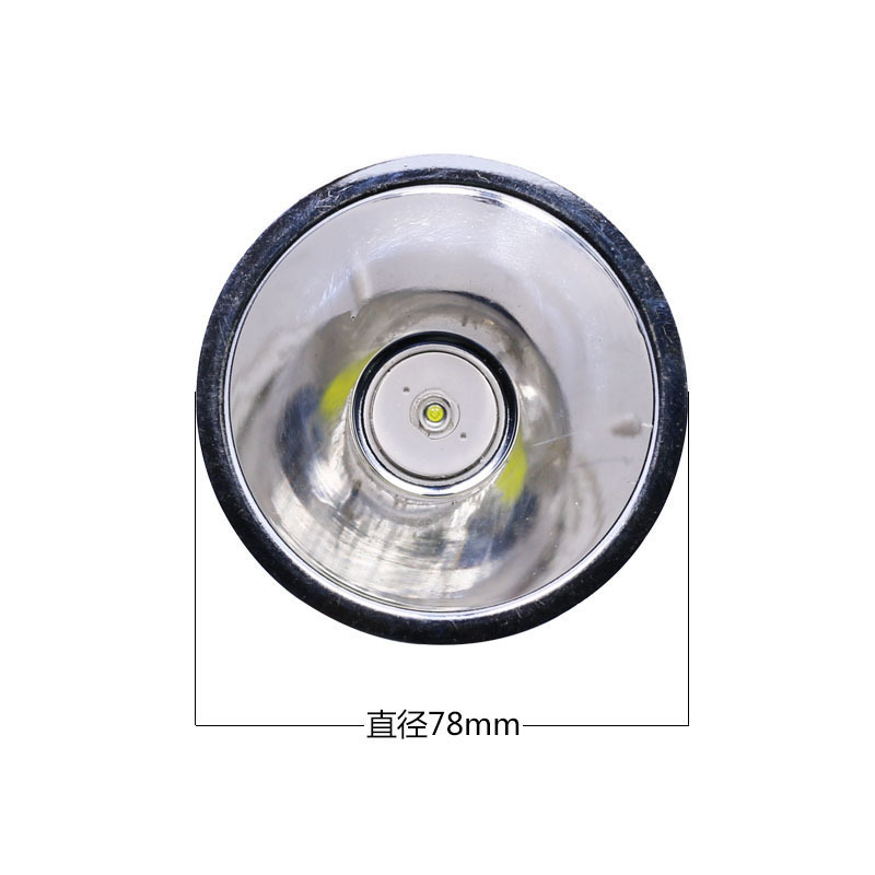 厂家供应78mm钓鱼灯头灯专业铝光杯反光杯光源组件|ru