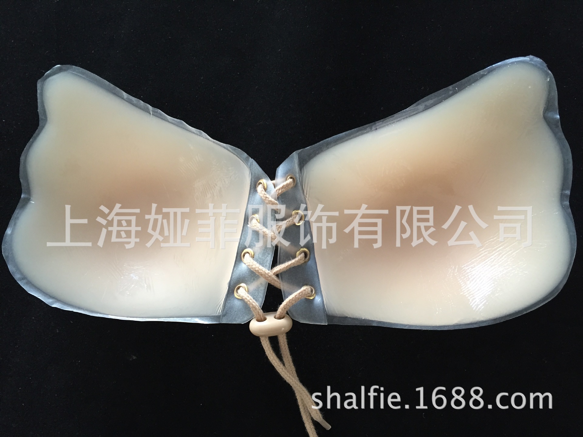 Shanghai Foreign trade factory Customized Lara goddess invisible Chest paste skin colour Drawstring silica gel Bras