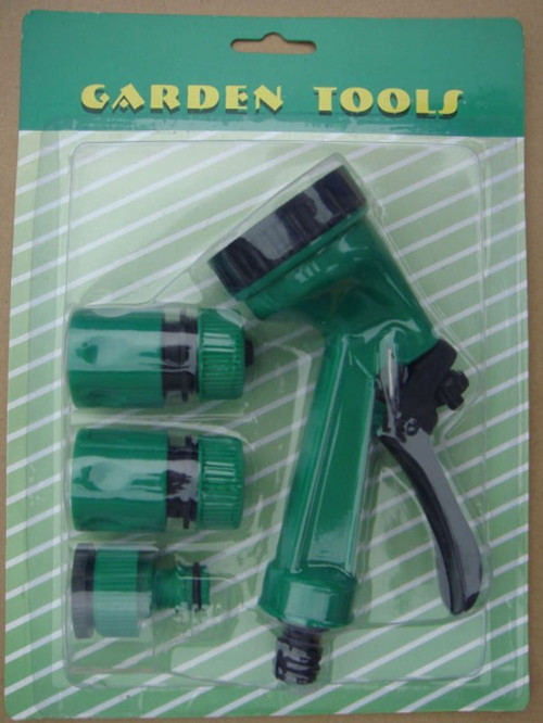 热销spray gun五功能园林喷水枪套件 洗车 浇花水枪