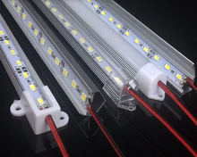 LED燈帶 5630/5050/7020硬燈條 櫃台珠寶展櫃UV型鋁槽外殼鋁基板