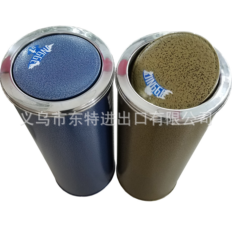 厂家直销不锈钢翻盖垃圾桶家用宾馆酒店商场果皮桶高档卫生桶详情图2