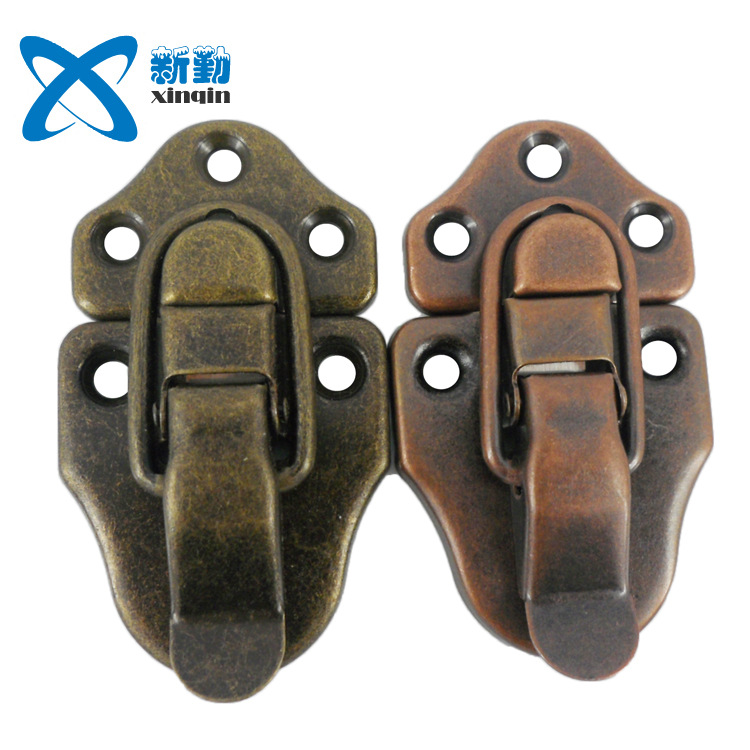 厂家直销XQ-061青古铜箱包扣锁扣钸品盒锁扣木盒锁扣搭扣
