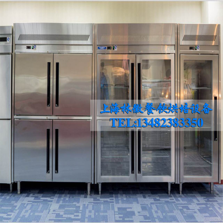 厂家供应2016新款双门立式冰柜  全套厨房制冷设备 免设计安装
