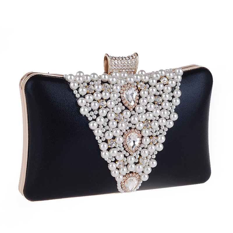 Women's Bag Diamond Evening Party Bag Cocktail Party Pearl Bag Hand Dress Bag display picture 17