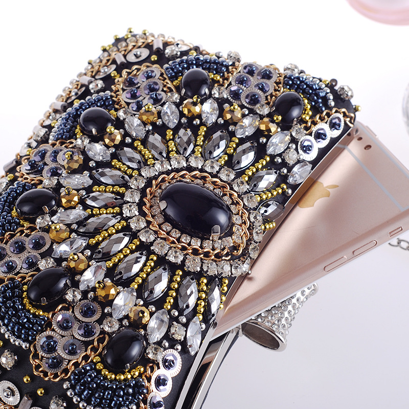 Women's Bag Handmade Beaded Clutch Bag Diamond Hand Grasping Evening Bag Evening Bag display picture 12