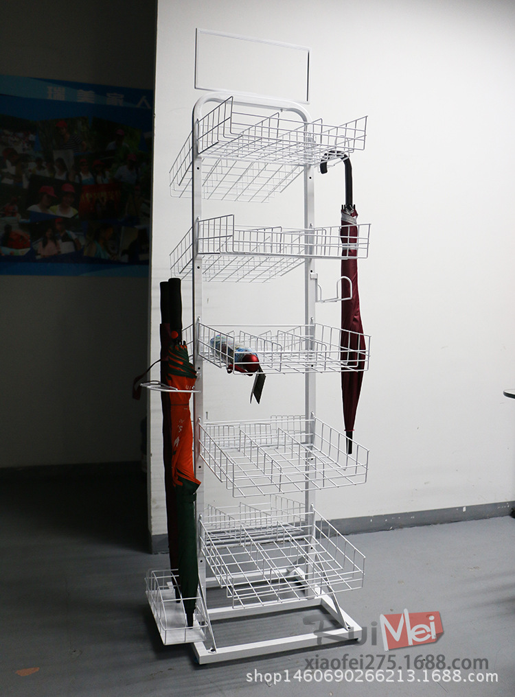 厂家定制多层货架 商品陈列架 产品展示货架 网片食品展示架