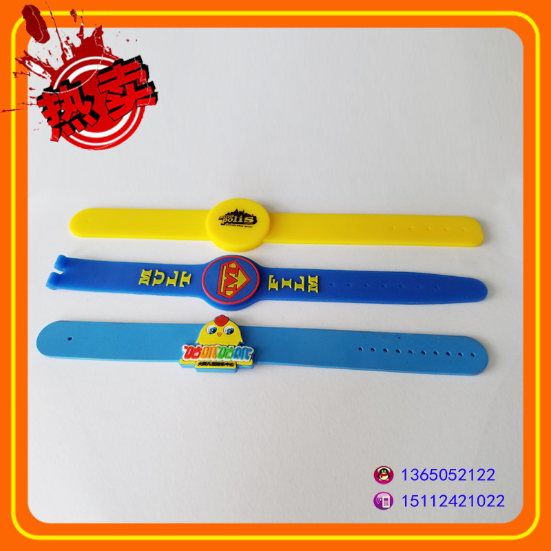 直接厂家提供硅胶手腕带RFID智能腕带游乐场游泳馆储物柜门牌