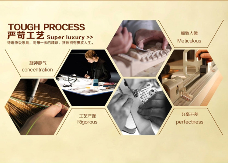 品丽缘 卧室家具 1.8米双人实木床榉木床 现代简约1.5米床批发